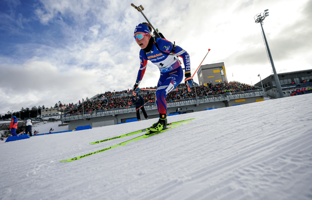Justine Braisaz-Bouchet mass start
